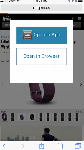 URLgenius Deferred Mobile Deep Linking