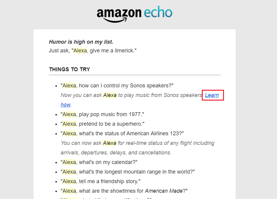Linking to Amazon Alexa Skills in the Amazon App vs. Website