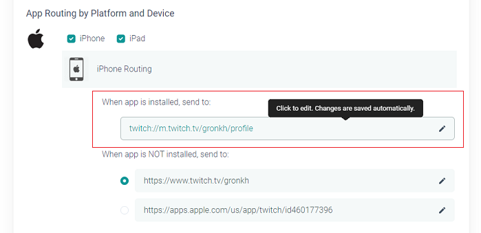 How to use app deep linking to increase Twitch follower