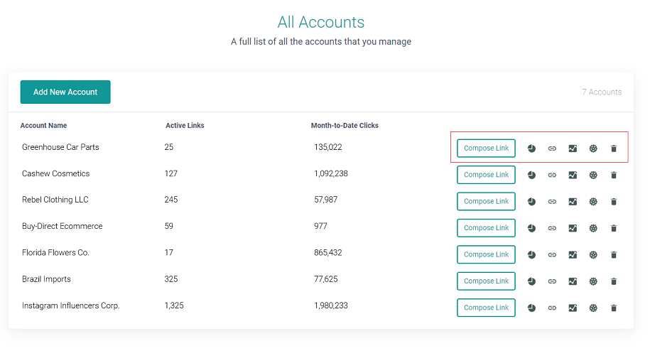 URLgenius App Deep Linking for Agencies Across Multiple Clients