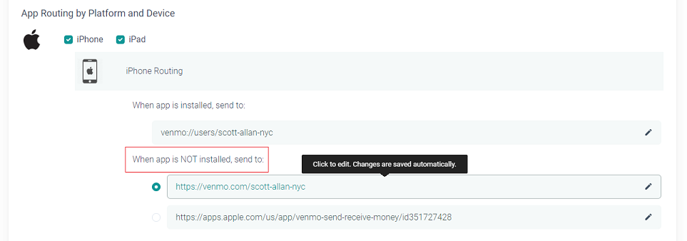 How to Create an App Deep Link and QR Code to Your Venmo Profile | App