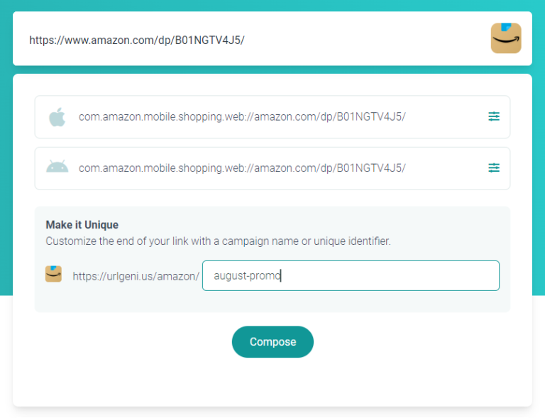 How to generate a tiktok mobile app url for amazon affiliates sellers 
