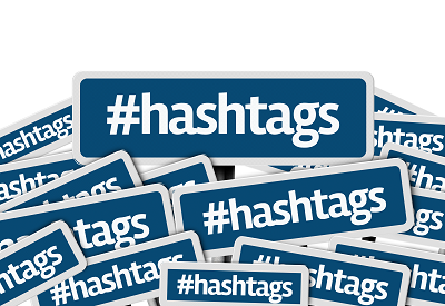 multiple layering #hashtags signs