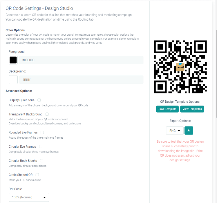 URLgenius-generated Amazon QR code customization