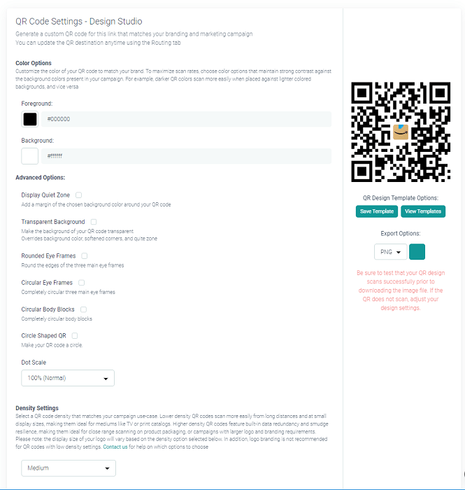 URLgenius-generated Amazon Live QR code customization 