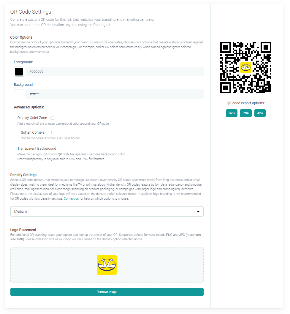 URLgenius-generated Mercado Libre QR code customization 