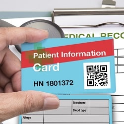 Patient Information Card QR code